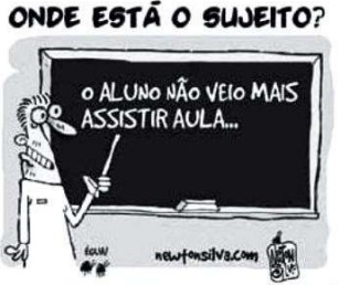 O aluno não veio mais assistir aula.