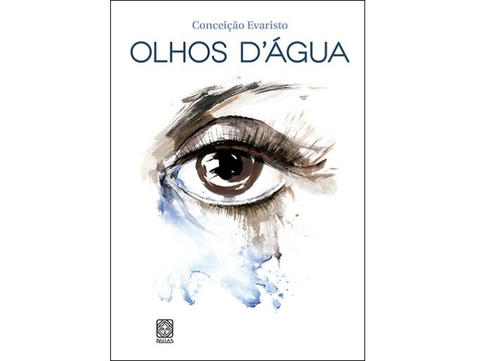 Capa do livro Olhos d’água, contendo a ilustração de um olho com lágrimas