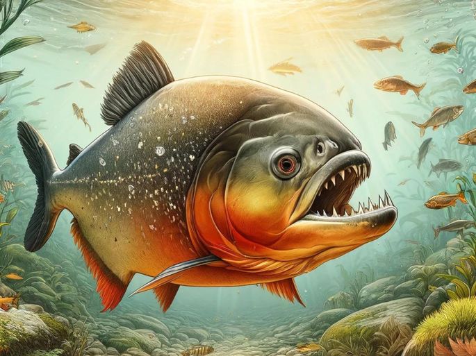 Piranha no rio